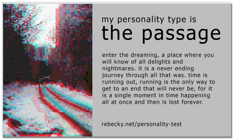 personality test
